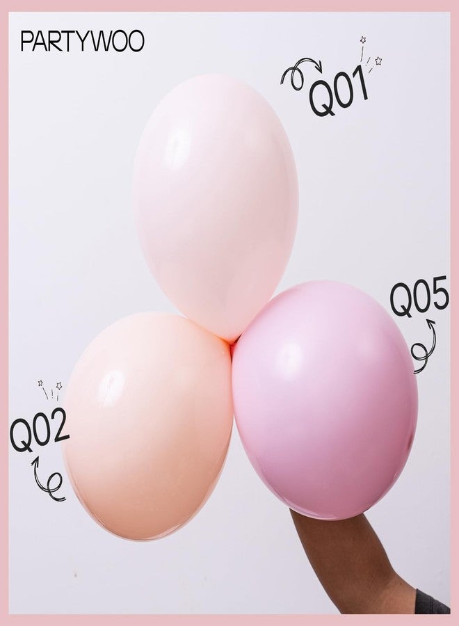 PartyWoo Light Pink Balloons 140 pcs Different Sizes of 18 12 10 5 Inch Pastel Baby Pale Light Blush Pink Balloon Arch Kit Garland for Wedding Baby Shower Birthday Party Decorations Pink-Q01 - Image 4