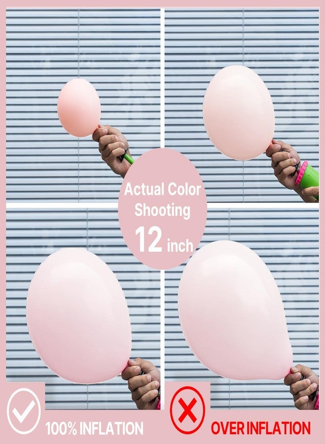 PartyWoo Light Pink Balloons 140 pcs Different Sizes of 18 12 10 5 Inch Pastel Baby Pale Light Blush Pink Balloon Arch Kit Garland for Wedding Baby Shower Birthday Party Decorations Pink-Q01 - Image 3