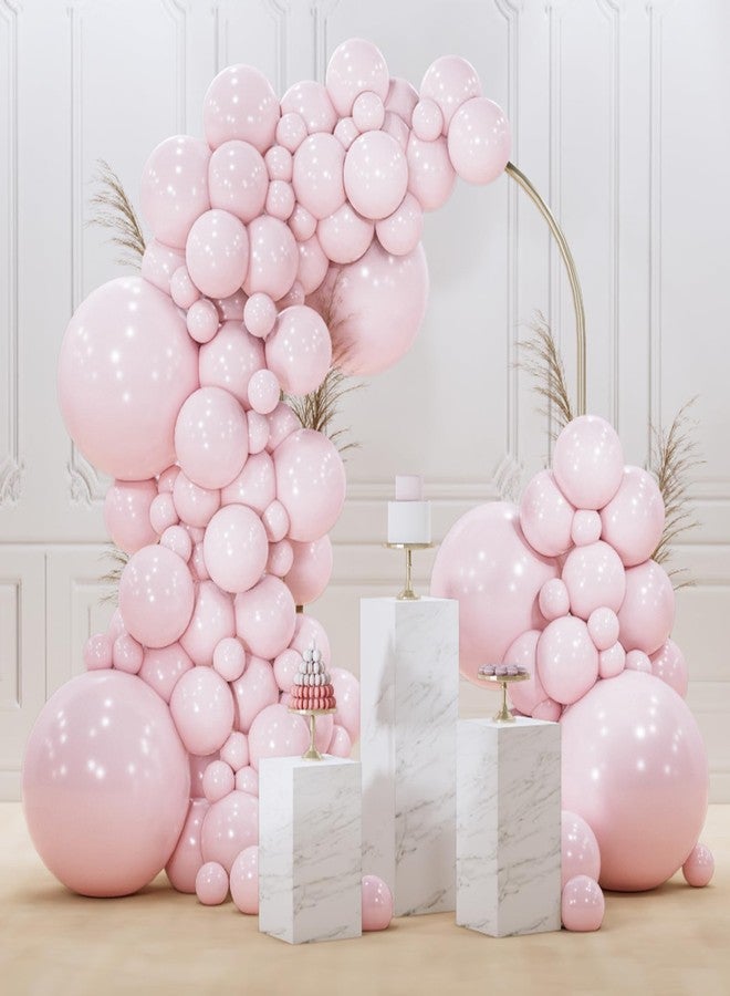 PartyWoo Light Pink Balloons 140 pcs Different Sizes of 18 12 10 5 Inch Pastel Baby Pale Light Blush Pink Balloon Arch Kit Garland for Wedding Baby Shower Birthday Party Decorations Pink-Q01 - Image 1