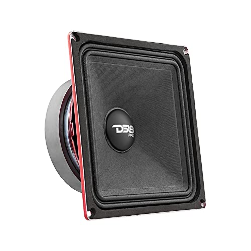 DS18 PRO-X6.4MSQ 6.5X6.5'' Square Midrange Loudspeaker 500 Watts 250W RMS 4 Ohms (1 Speaker) - Image 1
