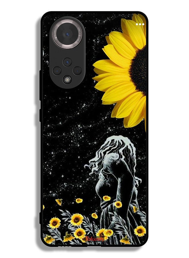 Tolwak Honor 50 Protective Case Cover Girl Look At Moon Art - Image 2