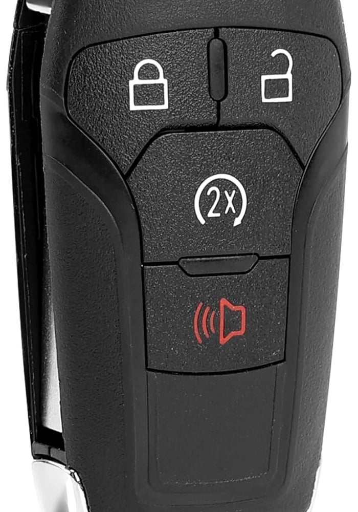 Amicarep Key Fob Replacement Car Key 4-Button Keyless Entry for Ford Vehicles - Image 1