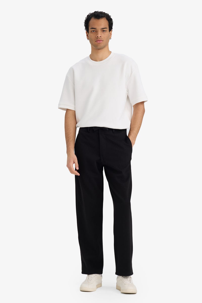 DeFacto Black Man Trousers Casual - Image 1
