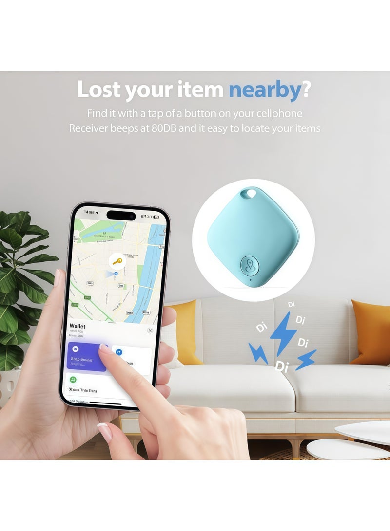 AURIEL 2 Pack Bluetooth Smart Tracker Tag, Work with Apple Find My (iOS Only), Replaceable Battery, Finder Worldwide Tracking for Keys, Wallets, Suitcases - Image 3