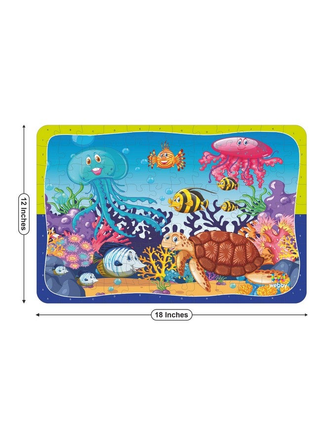 Webby Underwater Animals Jigsaw Puzzle, 108 Pieces - Image 5