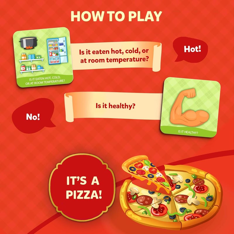 Skillmatics لعبة ورق - تخمين في 10 للأطفال عن الطعام الذي نأكله، لعبة سريعة من الأسئلة الذكية، هدايا وتعلم ممتع للأعمار من 3 إلى 6 - Image 4