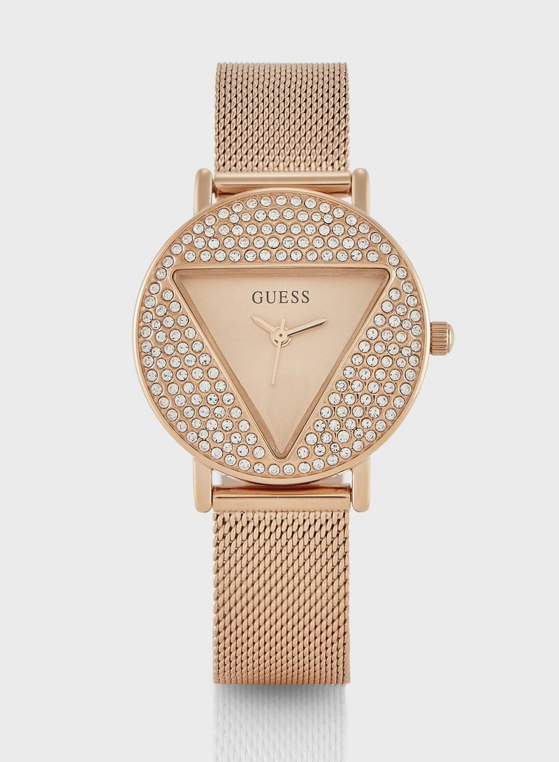 GUESS Mini Iconic Steel Strap Analog Watch - Image 1