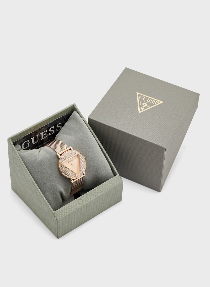 GUESS Mini Iconic Steel Strap Analog Watch - Image 5