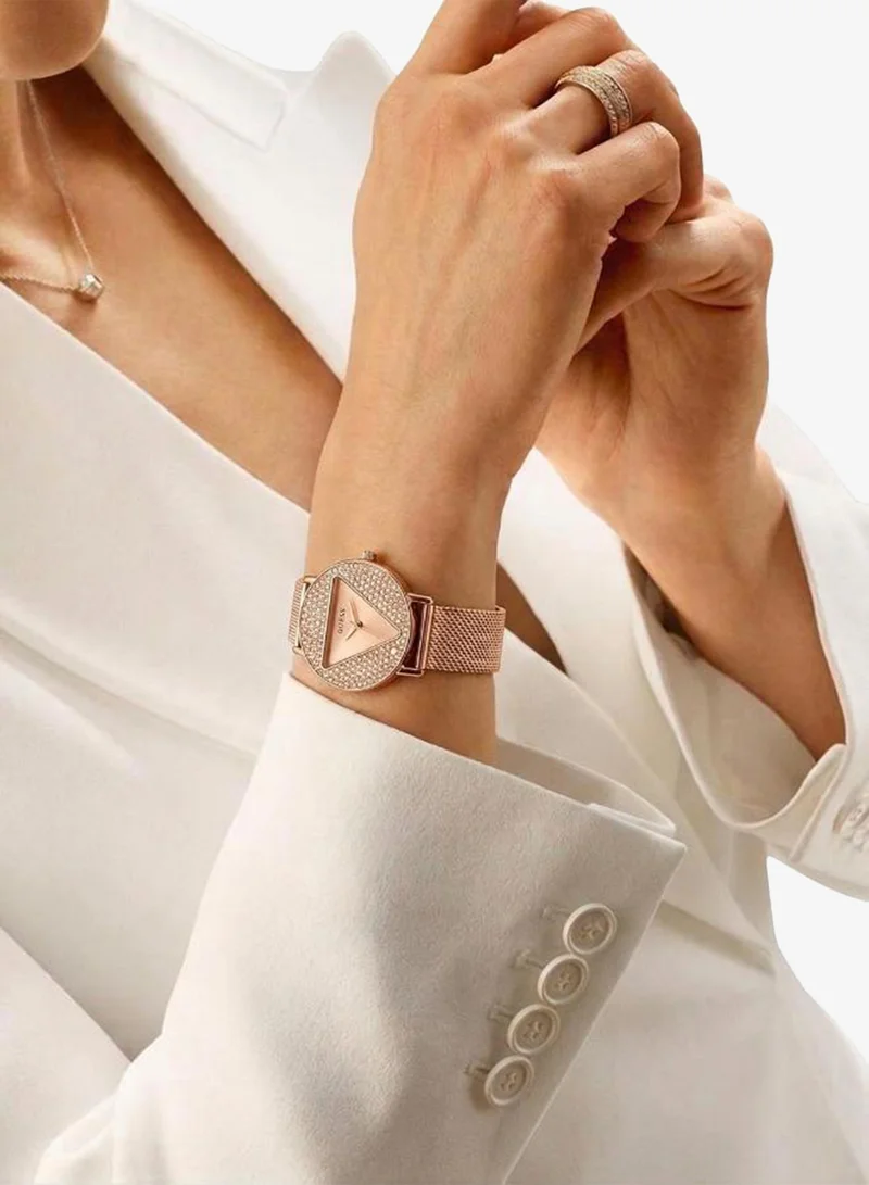 GUESS Mini Iconic Steel Strap Analog Watch