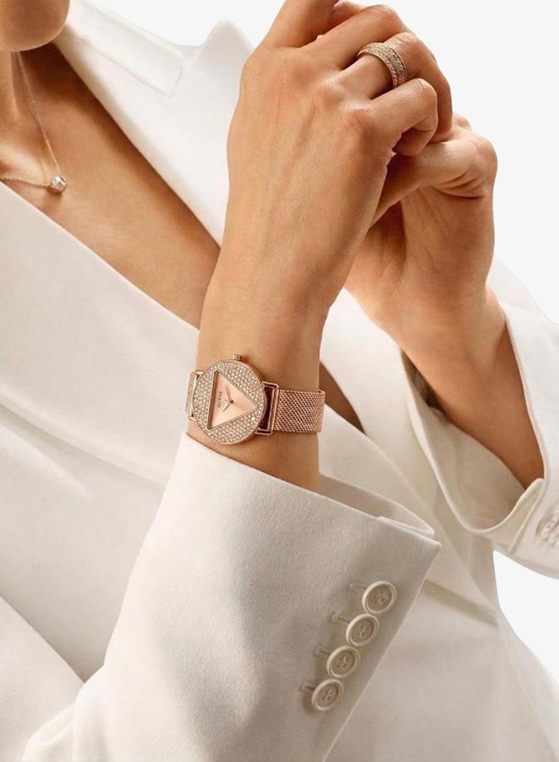 GUESS Mini Iconic Steel Strap Analog Watch - Image 2
