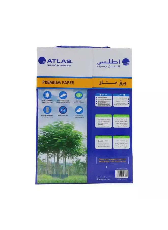 ATLAS Atlas Premium Paper, Photo Copy Paper Set, A4 Size- 500 Sheets  - Image 2