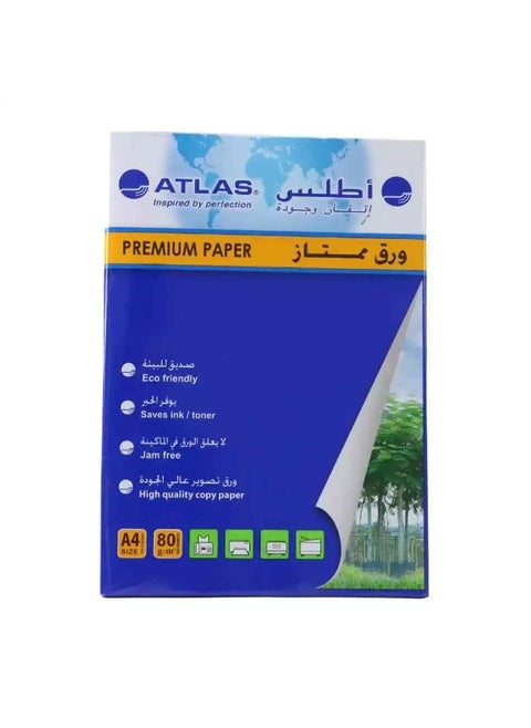Atlas Premium Paper, Photo Copy Paper Set, A4 Size- 500 Sheets