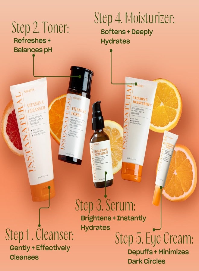 InstaNatural Hyaluronic Acid Eye Gel Cream, Hydrating Under Eye Cream for Women & Men, Decreases Puffiness, Dark Circles and Wrinkles, with Vitamin C, Caffeine, Squalane & Peptides, 0.5 Fl Oz - Image 5