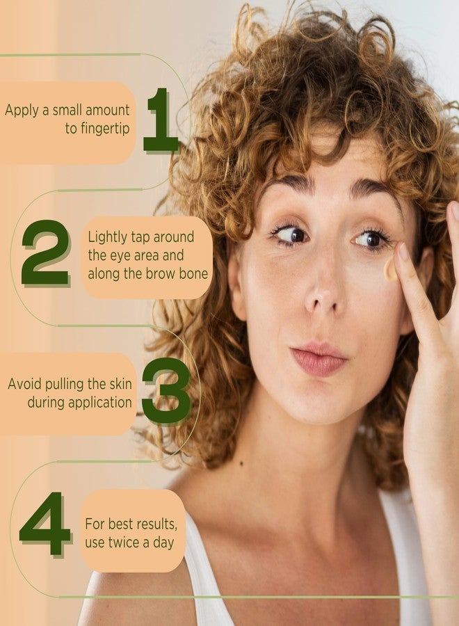 InstaNatural Hyaluronic Acid Eye Gel Cream, Hydrating Under Eye Cream for Women & Men, Decreases Puffiness, Dark Circles and Wrinkles, with Vitamin C, Caffeine, Squalane & Peptides, 0.5 Fl Oz - Image 4