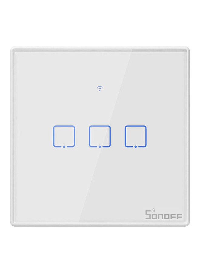 نيبمينينت سويتش تحكم صوتي لاسلكي ذكي يعمل باللمس متوافق مع تطبيق "Google Assistant" أبيض - Image 1