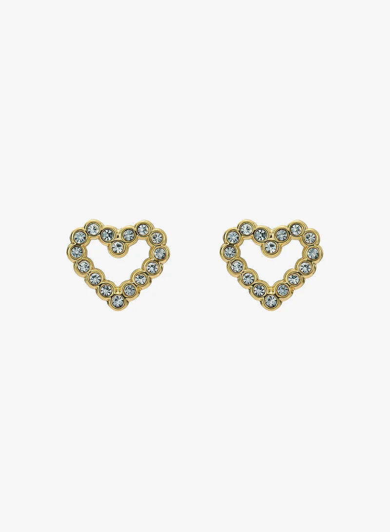 Ted Baker Amorina Crystal Halo Heart Stud Earrings