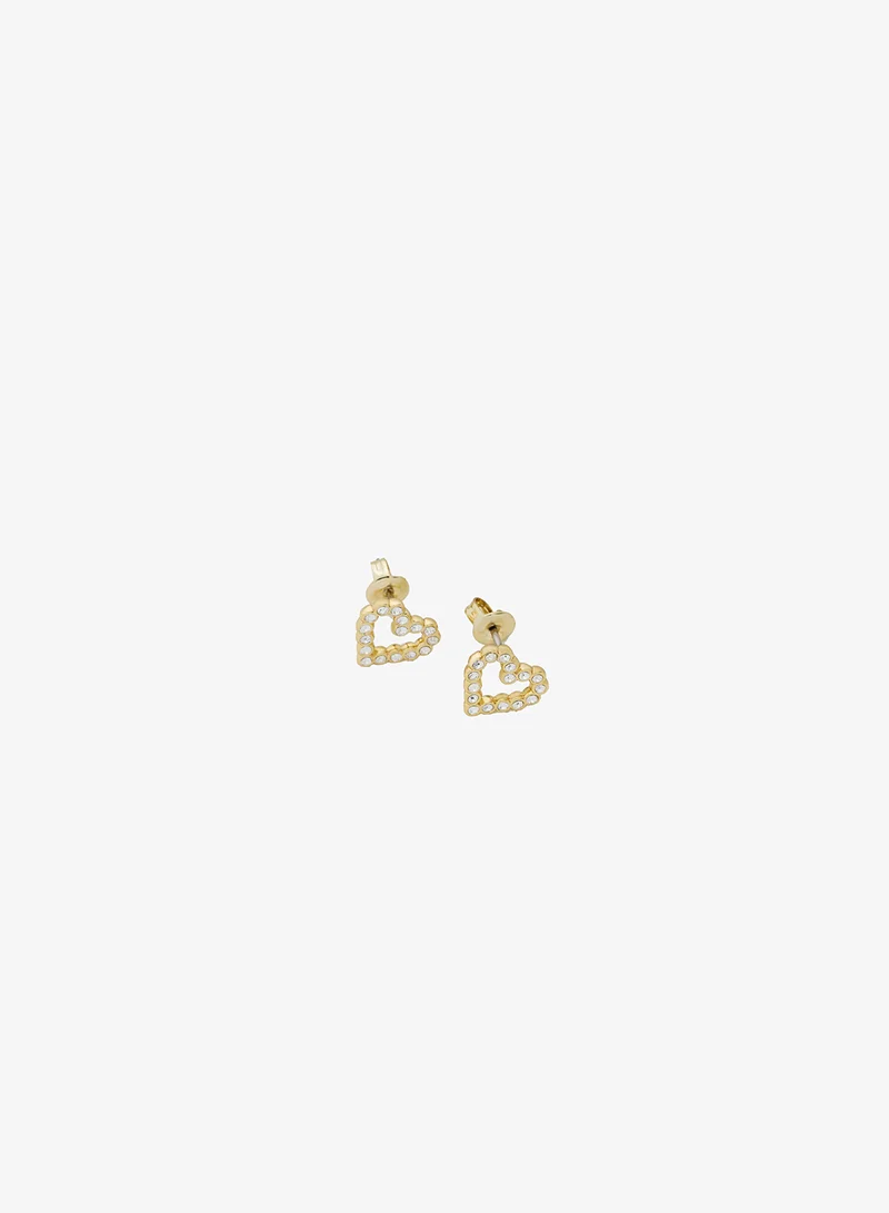 Ted Baker Amorina Crystal Halo Heart Stud Earrings