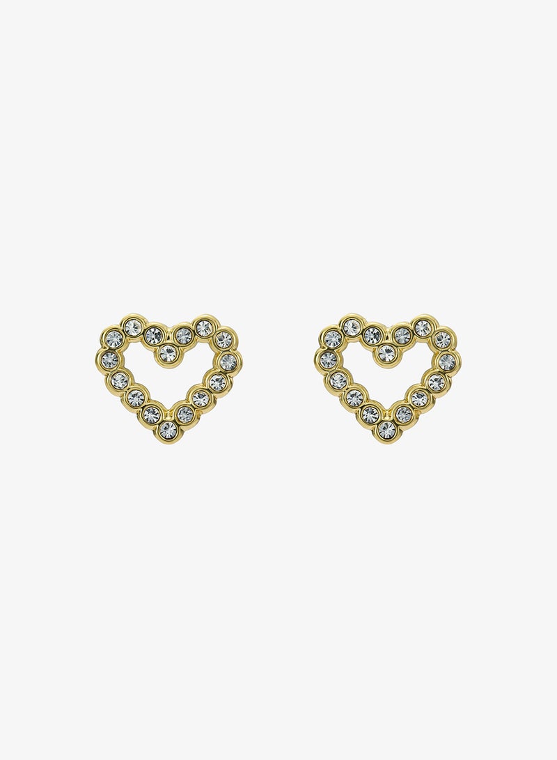 Ted Baker Amorina Crystal Halo Heart Stud Earrings - Image 1