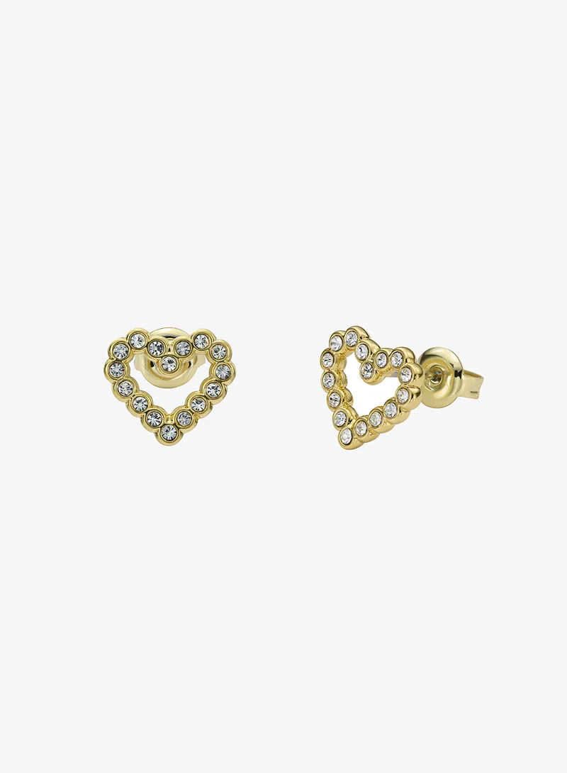 Ted Baker Amorina Crystal Halo Heart Stud Earrings