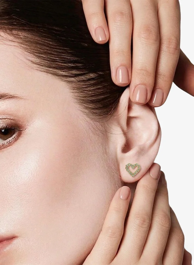 Ted Baker Amorina Crystal Halo Heart Stud Earrings