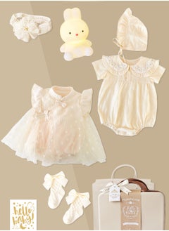 OLUDENIZ Luxury Newborn Gift Set - Premium Girls' Clothing & Accessories in an Elegant Keepsake Suitcase  - Image 2