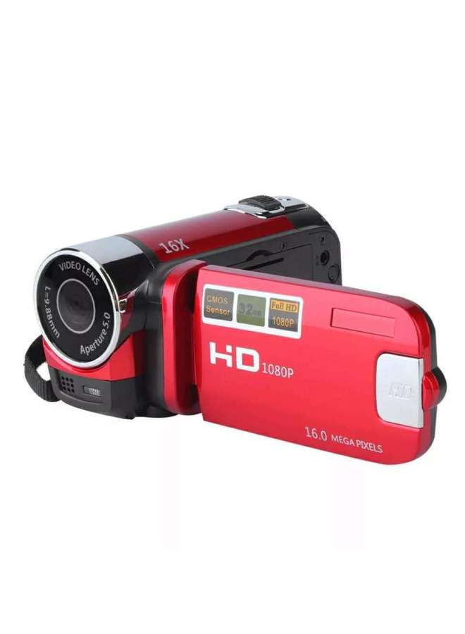 Generic English Manufacturers Produce HD100A HD Digital Camera 16 Million Pixels 1080p Camera-Body Color:Standard Red English Version American Standard  - Image 3