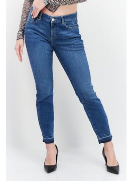 Zero Women Regular Fit Washed Denim Jeans, Blue  - Image 1