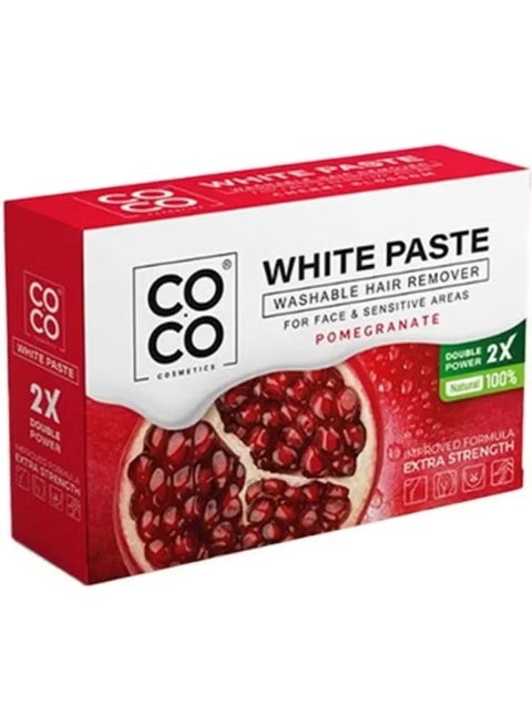 عجينة بيضاء بخلاصة الرومان لإزالة شعر الجسم والوجه – كوكو – 100 جم