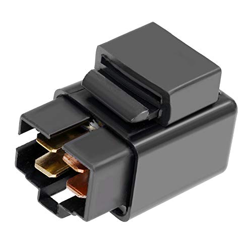 QAZAKY Starter Relay Solenoid Yamaha Grizzly Kodiak Moto4 Raptor Razz Terrapro Trailway Timberwolf Vmax Vino Warrior Wolverine YFZ450 YFB250 YFM350 YFM400 YFM700 YFP350 Zuma Pro Hauler 1000 Jog 50 - Image 1