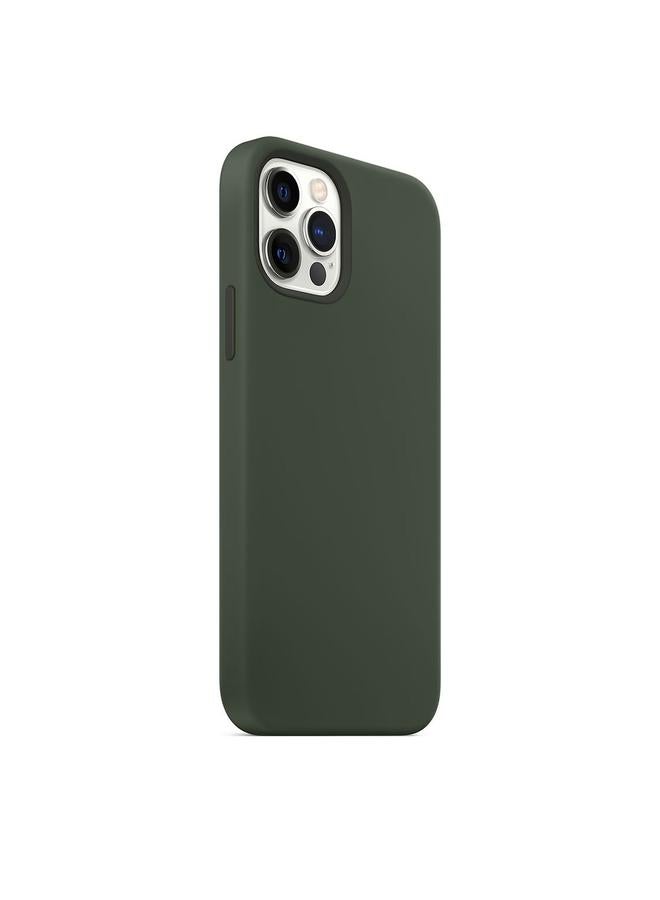 اس-توب جراب لهاتف iPhone 12 Pro Max مصنوع من السيليكون السائل المغناطيسي المقاوم للصدمات مع غطاء Magsafe مع مغناطيس شحن Magsafe - Image 3