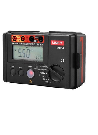 UNI-T UT501A 1000V Insulation Resistance Meter Ground Tester Megohmmeter Voltmeter w/LCD Backlight - pzsku/ZD874DCE882E6BAFE43BAZ/45/_/1667286509/f82e6f63-d820-41f4-8b19-3982af806b11