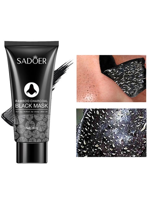Bamboo Charcoal Black Mask - Blackhead Remover Pore Shrink Blackhead Peeling Deep Pore Cleansing Tool Skin Care Product