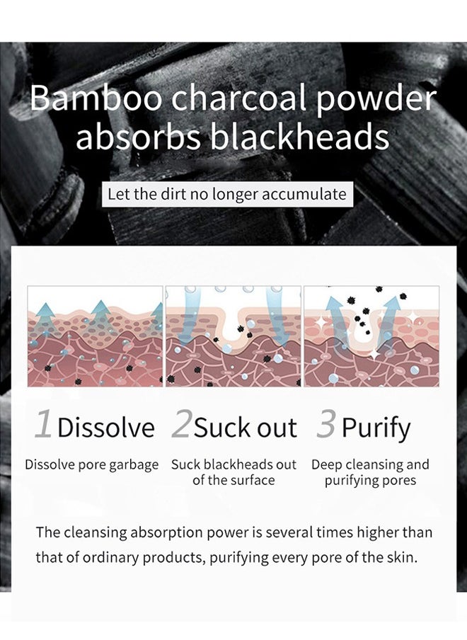 LIFUSHA - Bamboo Charcoal Black Mask - Blackhead Remover Pore Shrink Blackhead Peeling Deep Pore Cleansing Tool Skin Care Product - Image 1