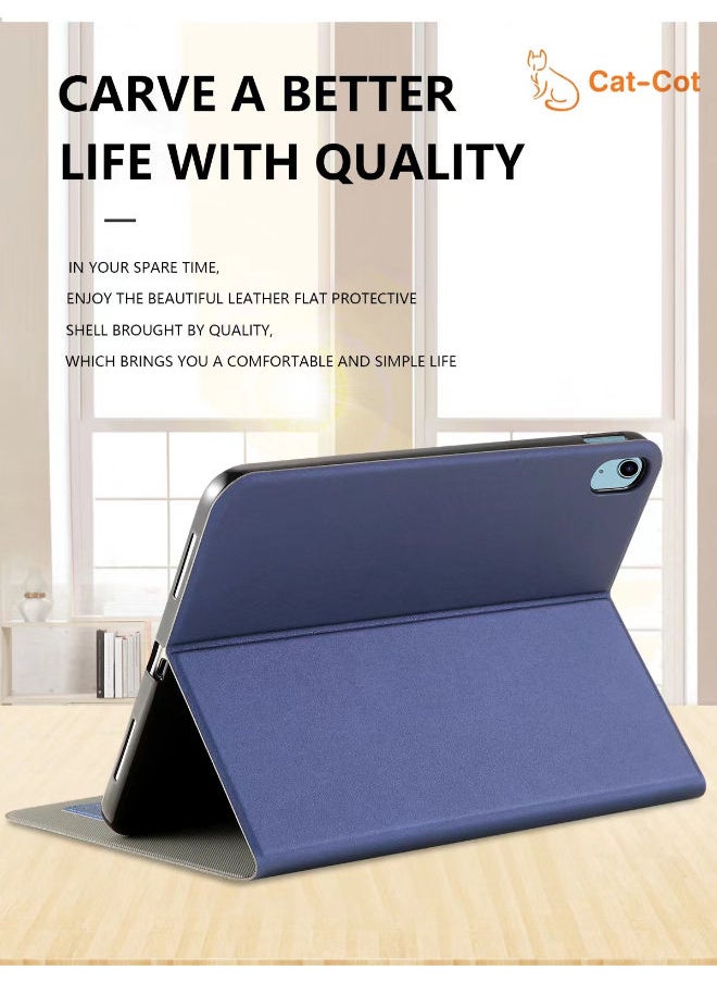 Cat - Cot - Case Compatible with Samsung Galaxy Tab T510/T515 smart case with Stand Ultra Thin Matt Back Cover (Claret) - Image 1