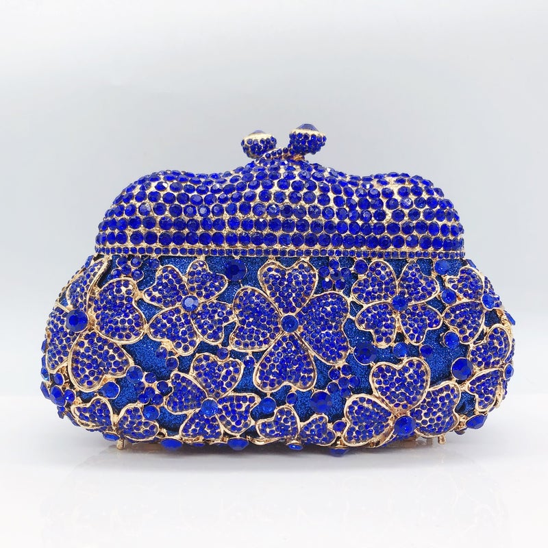 New Four-Leaf Clover Diamond-Encrusted Evening Bag Clutch Women'S Diamond Bag Small Crystal Clutch Bag - Image 4
