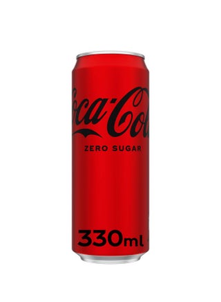 Zero Sugar Carbonated Soft Drink Can