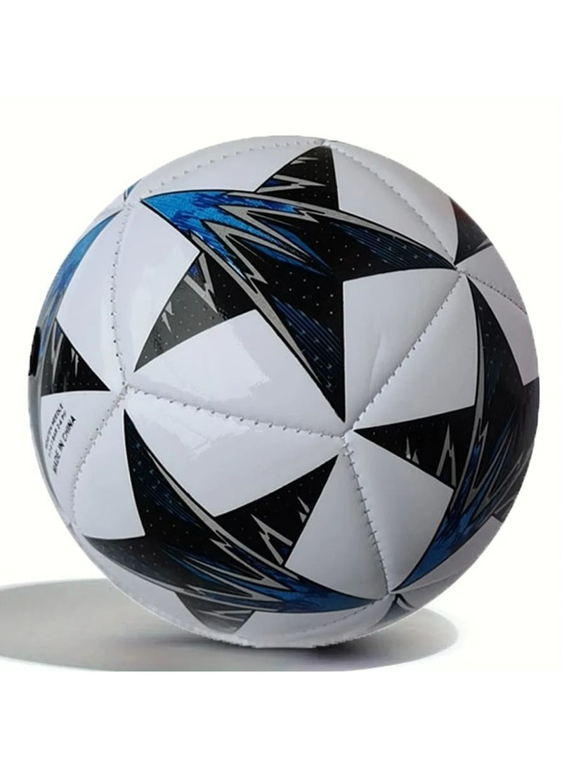 1 قطعة رقم 2 كرة قدم خماسية الشكل، كرة قدم رقم 2، كرة قدم للتدريب والاستجمام في الهواء الطلق، والركل في الفناء الخلفي والمنتزه والشاطئ - Image 1