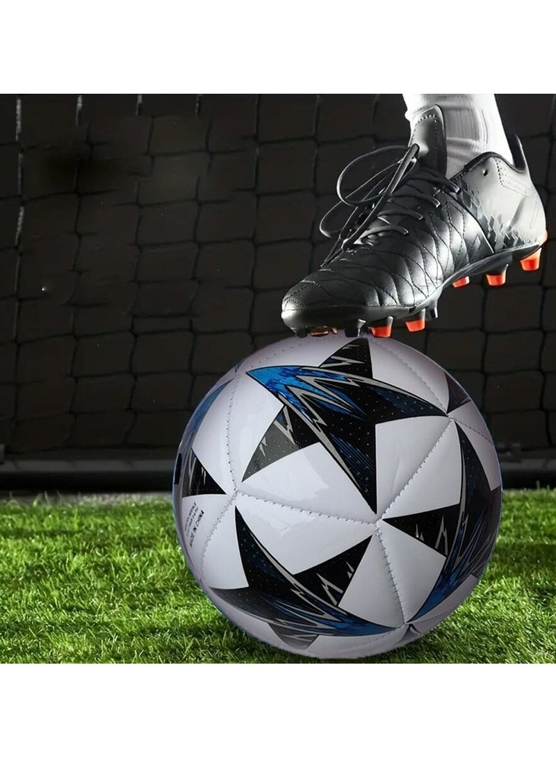 1 قطعة رقم 2 كرة قدم خماسية الشكل، كرة قدم رقم 2، كرة قدم للتدريب والاستجمام في الهواء الطلق، والركل في الفناء الخلفي والمنتزه والشاطئ - Image 2