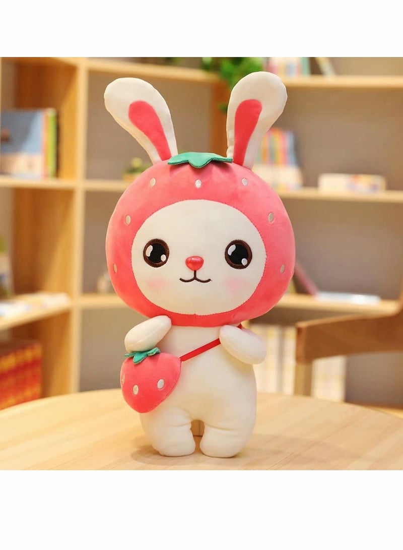 Bunny Plush Pillow Toy Bunny Stuffed Strawberry Bunny Animal Fruit plushie Pineapple Bunny Rabbit plushies Toys Gifts for Kids Girls boy Small Large with Long Ears 11.8'' - Image 4