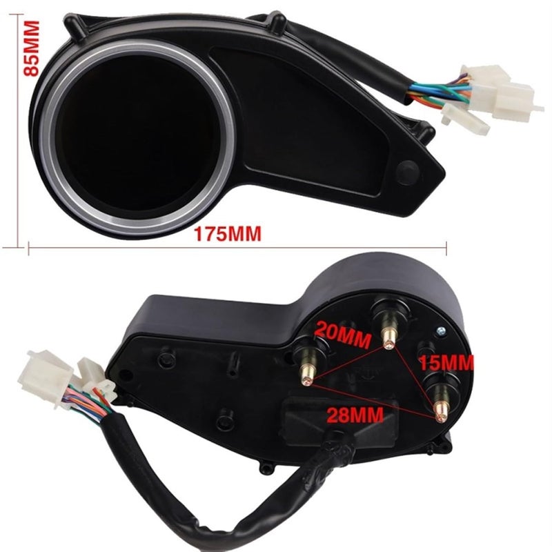 DEMULAX Motorcycle Speedometer Digital Odometer - Image 3