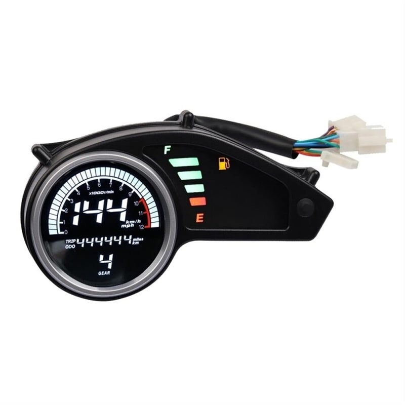 DEMULAX Motorcycle Speedometer Digital Odometer - Image 1