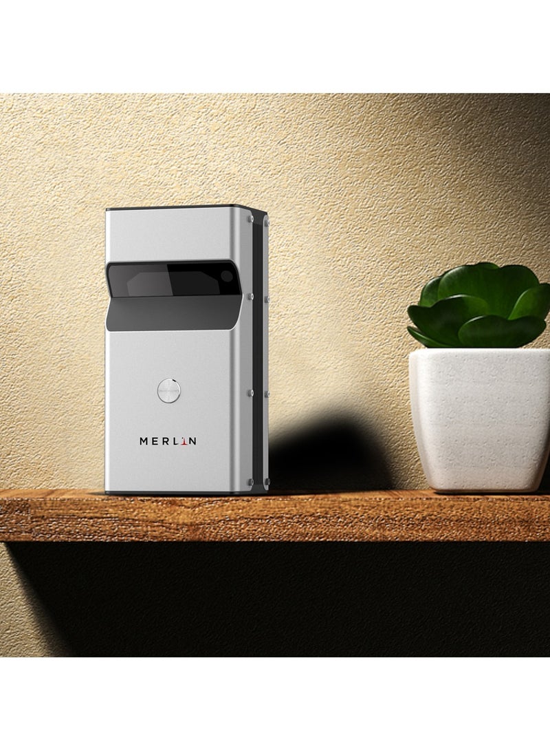 Merlin UltraCast Short Throw Projector | 1920x1080p Full HD, 300” Display, DLP by Texas Instruments, Built-in 2x5W Bluetooth Speakers, Auto Keystone, Screen Mirroring, 3.5mm Audio Out - Image 5