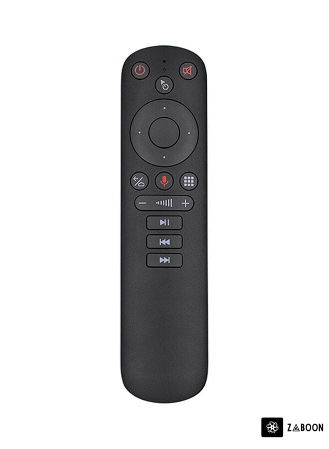 Handheld Remote Control IR Learning Voice Control for Smart TV Black