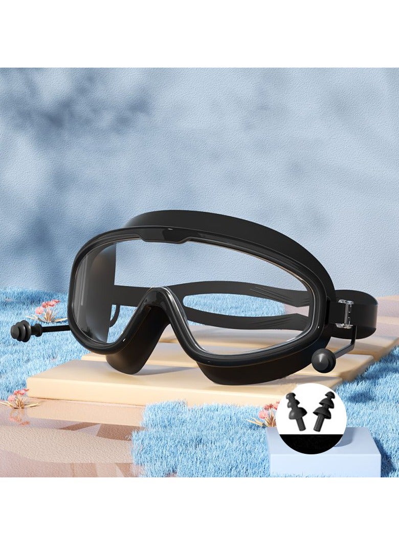 نظارات سباحة مضادة للضباب ومقاومة للأشعة فوق البنفسجية للبالغين الرجال النساء الشباب - Image 1