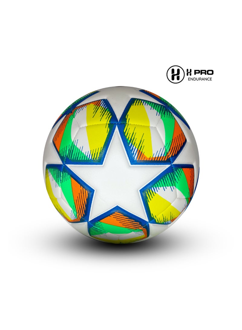أتش برو إتش إم سبورتس كرة قدم متميزة للمباريات| مصممة للتحكم المطلق والأداء المثالي - Image 1