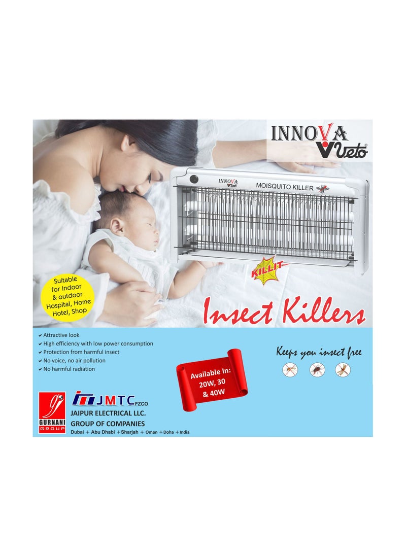 Veto Powerful 30w Electronic Mosquito Killer, Insect, Bug Zapper, Fly Zapper for Home,Resturant,Garden,office,Lightweight