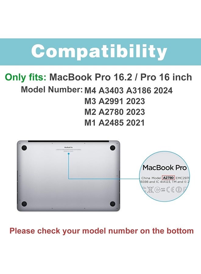 Procases ProCase Shockproof Case for MacBook Pro 16" (2021–2024) | Translucent Matte Hard Shell with Wraparound Bumper - Image 2