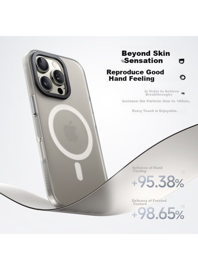 دبليو بي W&p غطاء Apple 16 هاتف Iphone 16 واقي حماية شحن مغناطيسي حماية كاملة مضاد للسقوط ملمس ناعم ماتي مضاد لبصمات الأصابع أصلي Titanium Gray Wp - Image 2