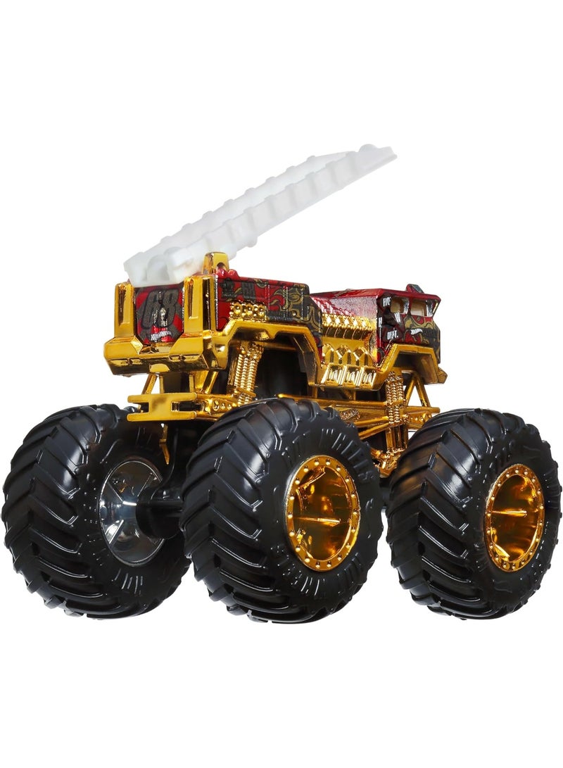 Hot Wheels شاحنة الوحش 1:64 مقياس بيغ فوت أبطال الكأس - قطعة واحدة فقط، متنوعة - Image 3