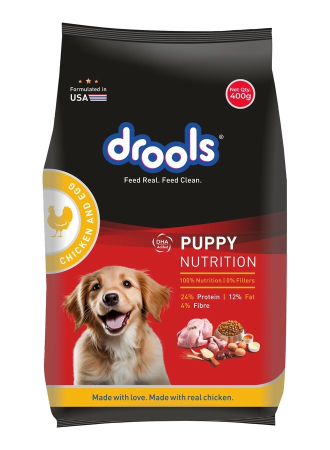 Drools طعام جاف للكلاب الجراء دجاج وبيض - Image 1